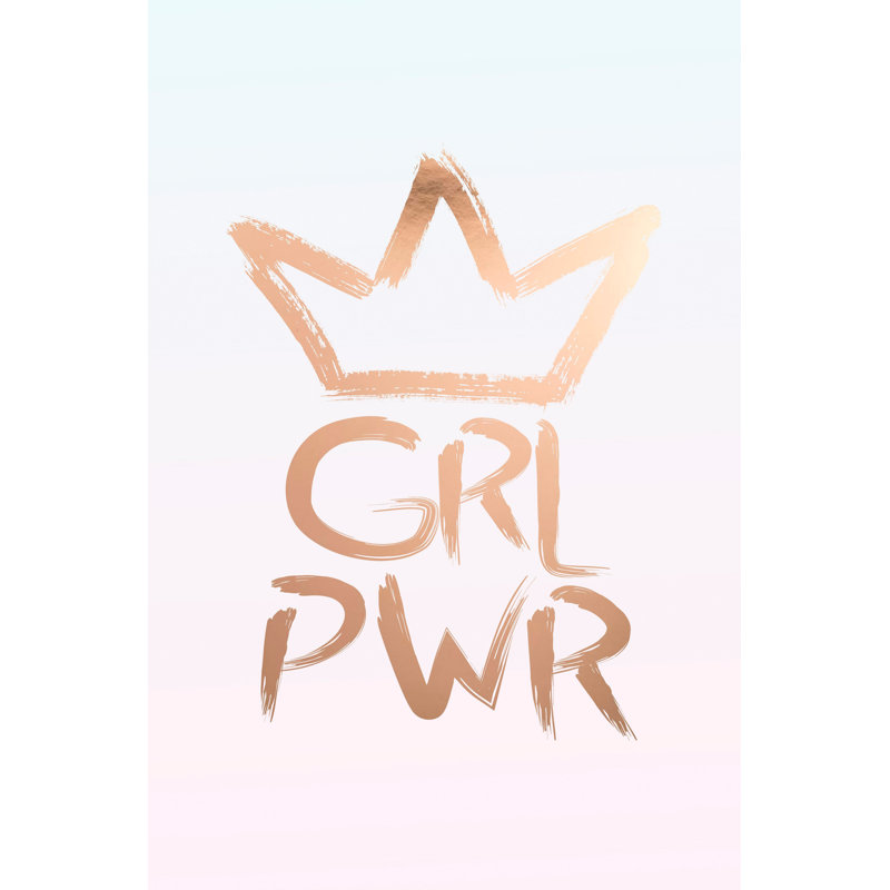Girl Power IV - Wrapped Canvas Print, 152cm H x 101cm W x 3.81cm D