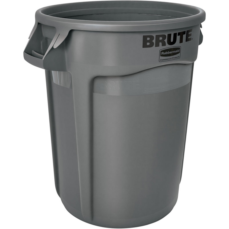Poubelle 32 gallons en forme de contenant en brute rubbermaid commercial