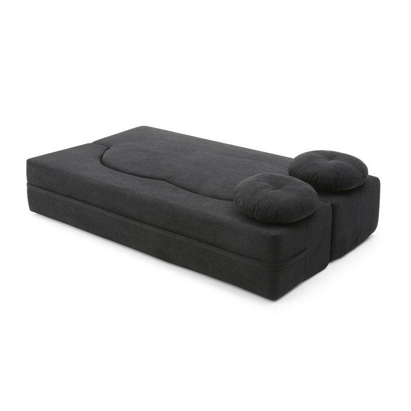 Upholstered 0 " Linen Sofa