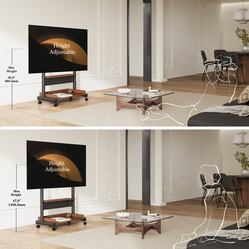 FITUEYES Floor Stand Mount, Brown