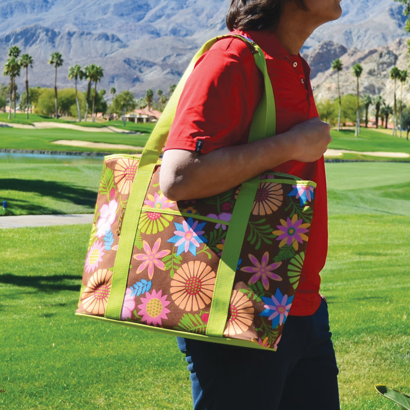 Picnic At Ascot 55 Quarts Picnic Tote Bag Cooler in Floral