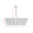 Rain Shower Headlarge Rainfall Shower Head Made Of 304 Stainless Steel - Perfect Replacementfor Your Bathroom Showerhead
