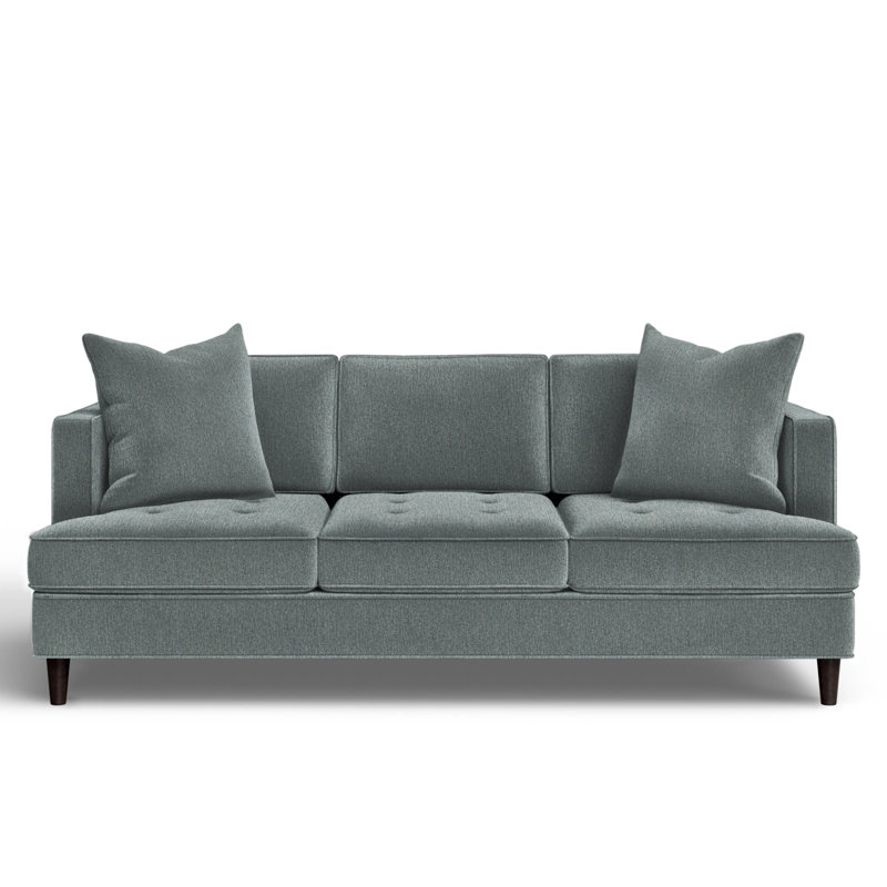 Upholstered 84'' Sofa, Heavenly Robins Egg Chenille