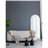28X1X74" Celine Gold Arch Body Mirror