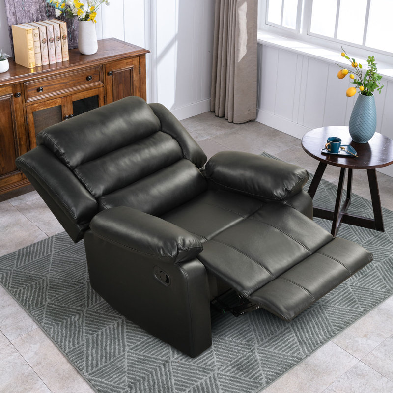 Fauteuil inclinable manuel Annettia, Noir