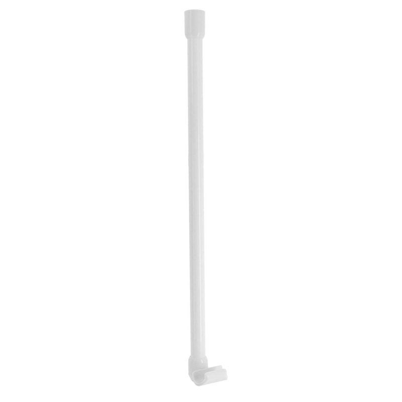 24.3'' Straight Shower Curtain Rod, White