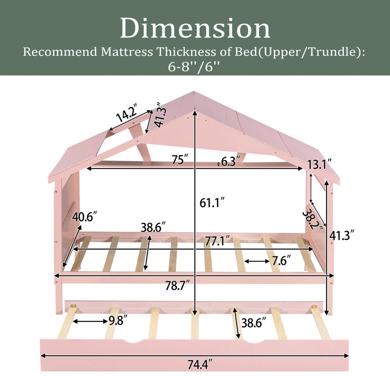 Thelemann Daybed, Pink