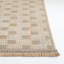 Eloi Rectangle Checkered Machine Woven Jute/Sisal/Cotton Area Rug in Natural/Ivory-2014014973