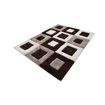 NYC Shag Performance Brown Vizon Area Rug