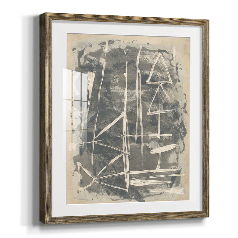 " Petal Drift I ", Yes, Walnut Framed Paper