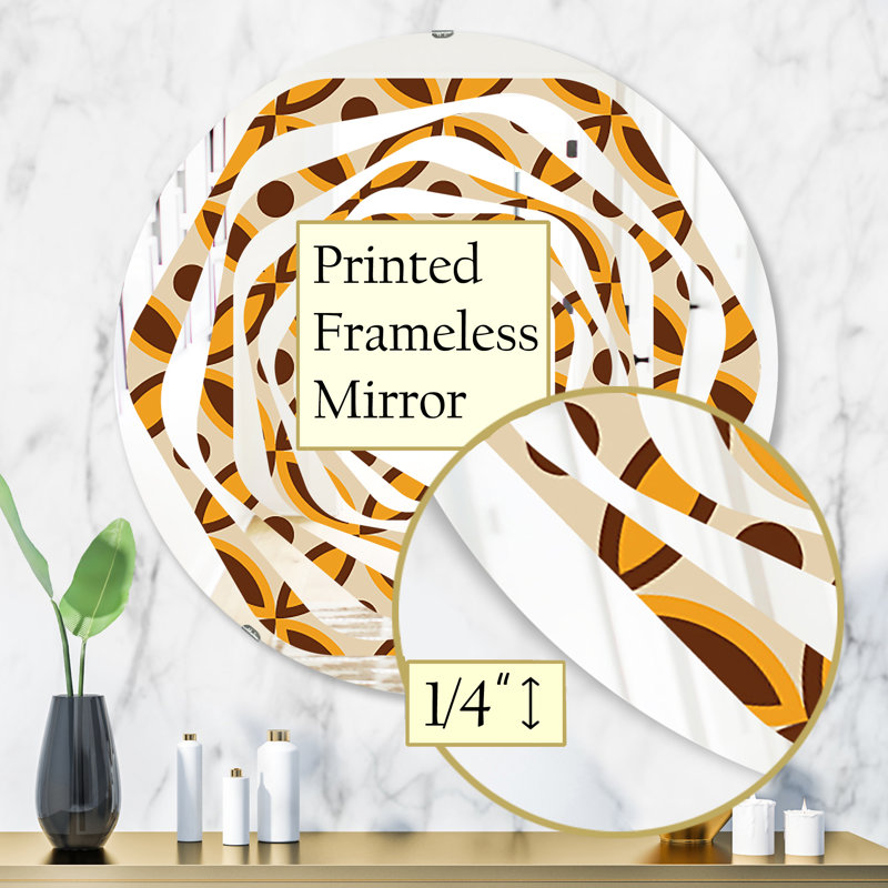 Miroir mural Whirl, H 31,5 po x l po