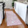 Machine Washable Indoor/Outdoor Christmas Tree Xhevrie Pink Rug
