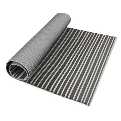 Tapis intérieur / extérieur gris HorizontalStripes