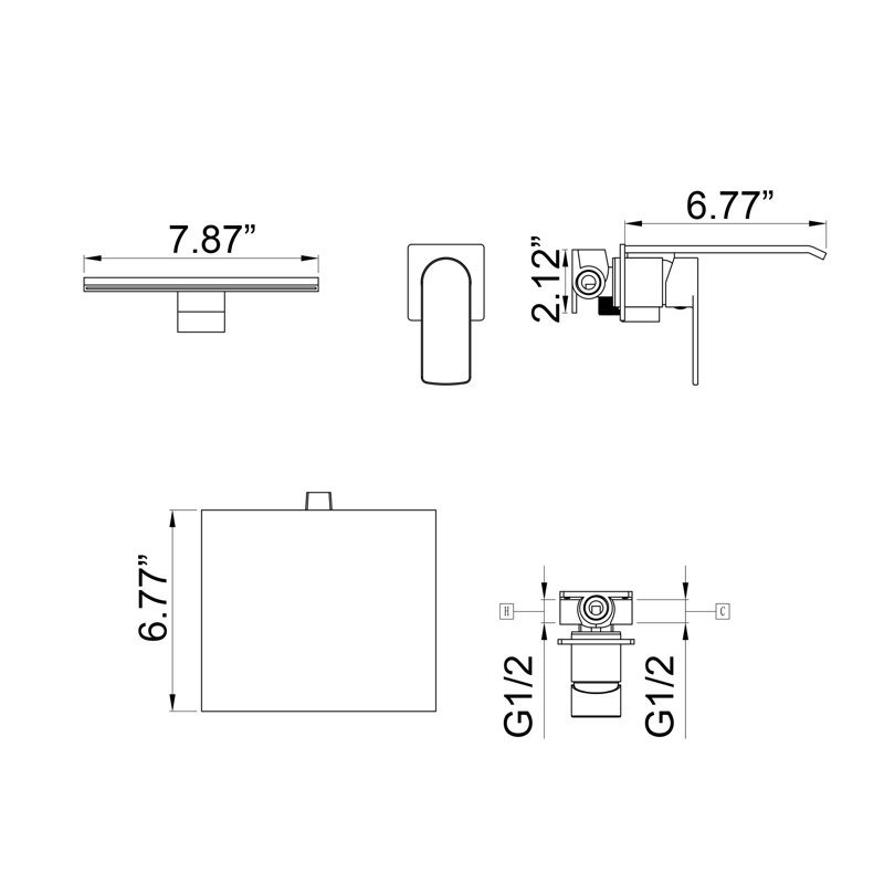 Single-handle Bathroom Faucet