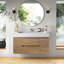 Ensemble de meuble-lavabo mural simple 47 po Babajide-64347237