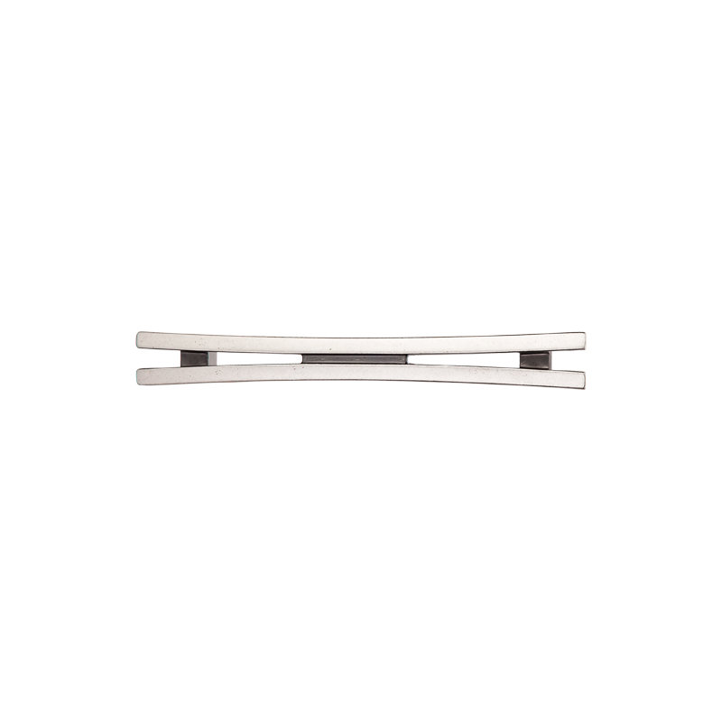 Flared 5" Center to Center Bar pull, Pewter Antique