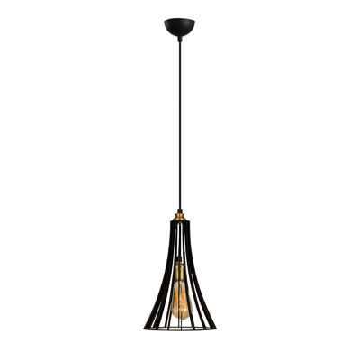 1 - Light Black Single Pendant