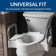 Elevated Comfort Toilet Seat With Handles For Seniors And Individuals With Mobility Issues - Easy Installation, Secure Fit For Round And Elongated Toilets, Enhanced Safety And Support