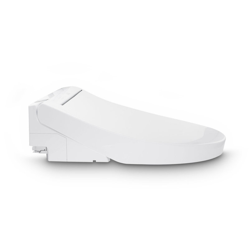 Modern White Elongated Heated Electronic Bidet Seat