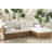  Maddie 100" Wicker Chaise Sectional-1278146042