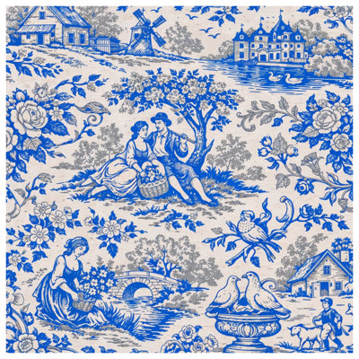Édredon Blue Toile