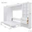 Lit escamotable mural avec placard, tiroirs et tablettes Murphy-113931652-113931650