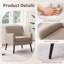 Fauteuil d'appoint rembourré Edyce-169737698