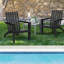 Chaise Adirondack en bois massif Garberville-708559982