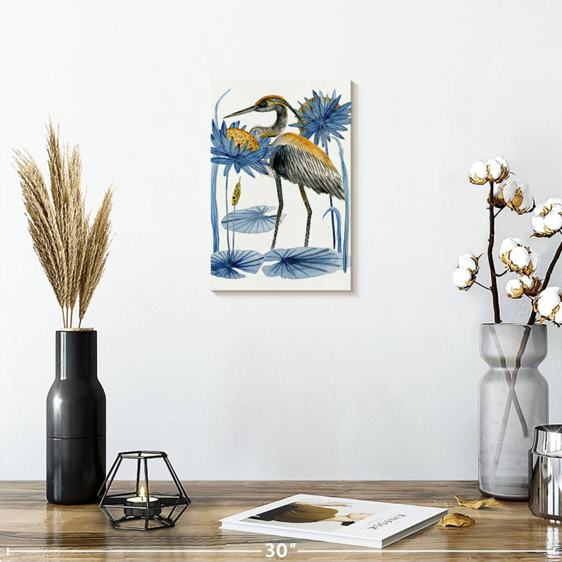 Étang Bramon Heron I, H 12 po x l 8 po