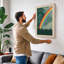 Rainbow After Storm Retro - Wrapped Canvas-822844720-822844722