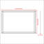 Miroir de salle de bain rectangulaire surdimensionné avec cadre en aluminium pour plusieurs pièces-1209498701