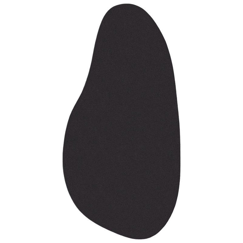 Rugs Black Decorative Inlays Accent Rug, Polyester, Novelty 100 x 200 cm
