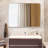 Aluminum Framed Rectangle Wall Mounted Bathroom / Vanity Mirror-870970053-871065544