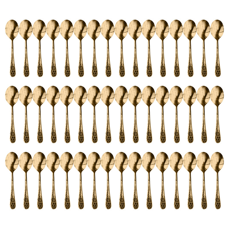 Cuillère Coccodrillo, Or givré