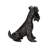 Henry Dog Statue- Black