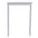 Dorset 27 in. D x 9 in. D White Wood Toilet Base Cabinet with 23 in. W x 34 in. H x 7 7/8 in. D Storage Compartment, Clean Lines & Non-Abrasive Cleaning for Organizational & Decorative Appeal
