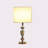 23.5" In Cale Cut-Crystal Modern Table Lamp