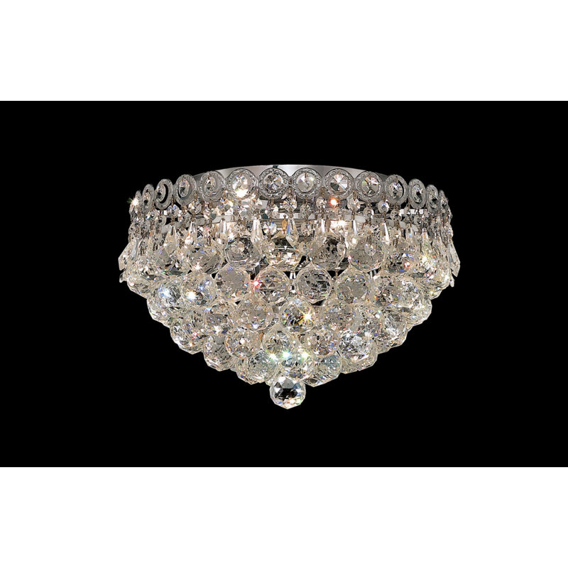 Zoila 5 - Light Dimmable Tiered Chandelier, Chrome