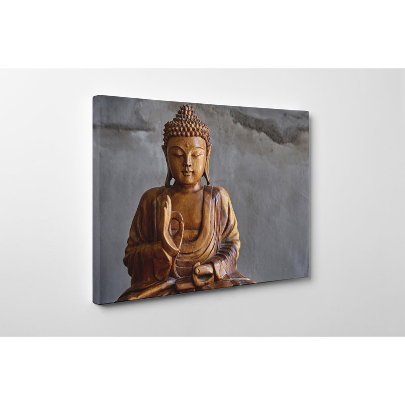 Dharma Buddha Wrapped Canvas Print, 20" H x 30" W x 1" D