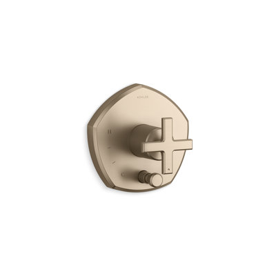 Occasion Rite-Temp Shower Valve Trim With Diverter And Cross Handle