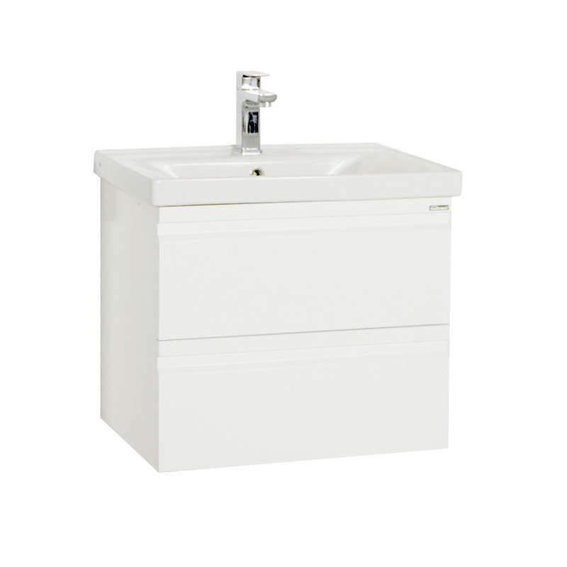 Amelya Bathroom Vanity with Basin, White