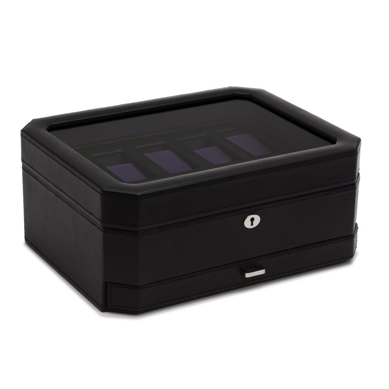 Watch Box +, Black / Purple