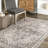 Eira Medallion SplashGuard Machine Washable Area Rug-1881721345