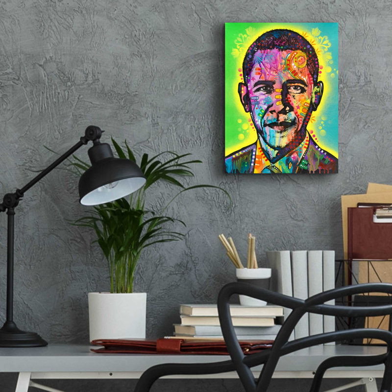 «Obama» par Dean Russo, H 16 po x l 12 po x P 0,13 po