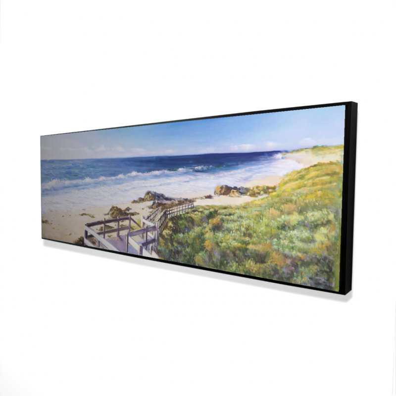 «Walk To The Beach» sur toile