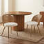 Ensemble de 4 chaises de salle à manger confortables, en métal rotin, pour cuisine moderne Boho
