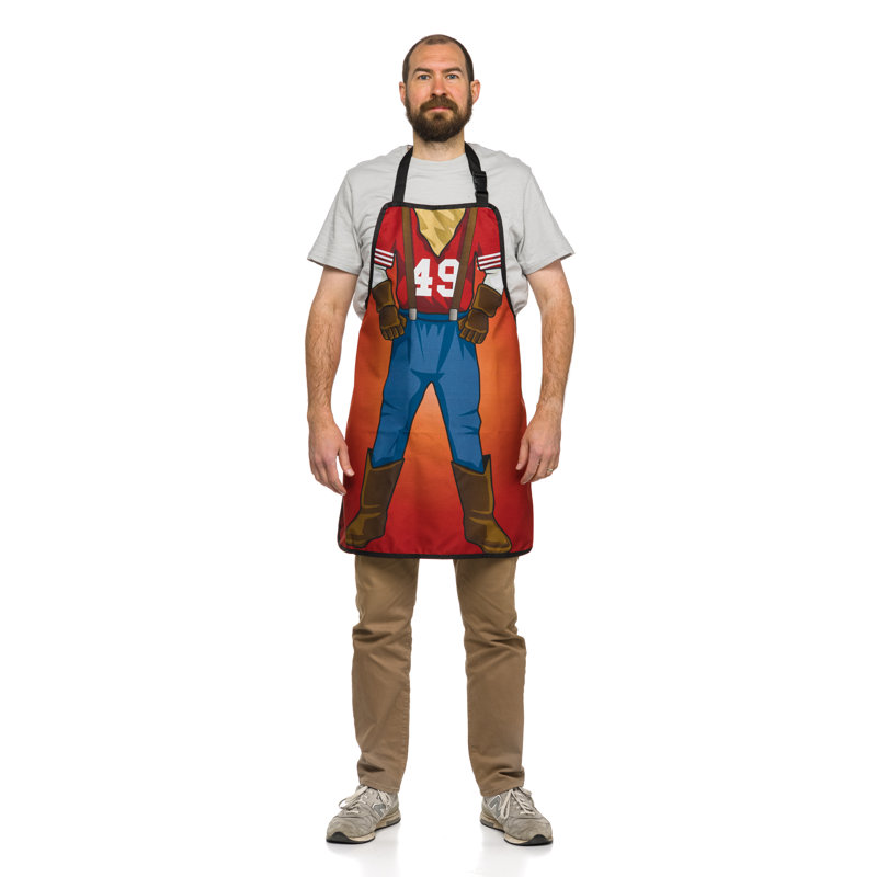 NFL Double Side Grilling Apron, San Francisco 49Ers