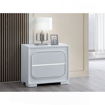 Milan G08590-N NIGHTSTAND , White