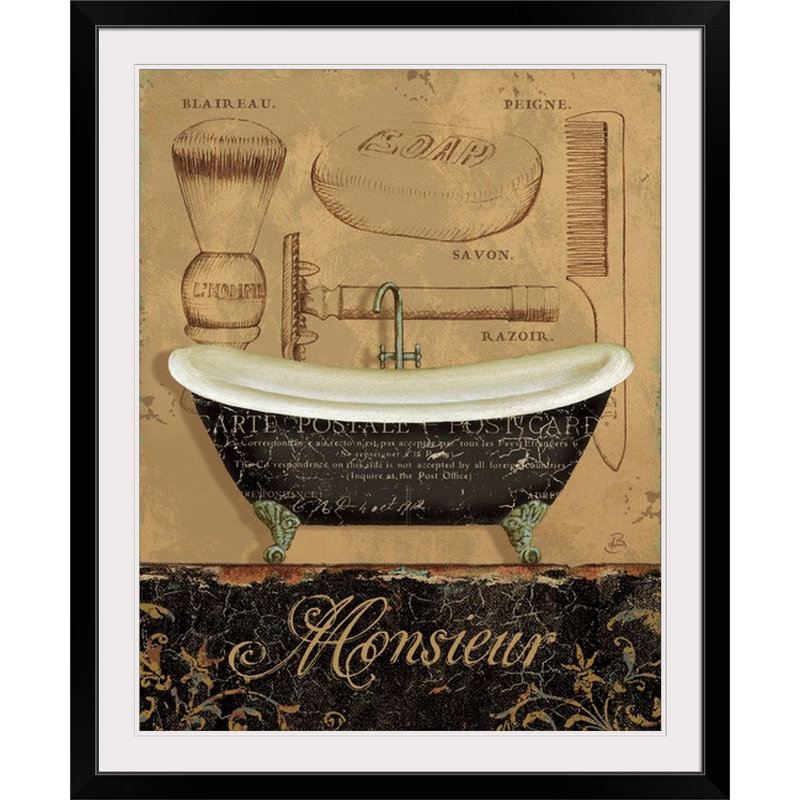 «Endsley Bain de Monsieur» par Daphne Brissonnet, impression, H 48 po x l 38 po x P 1,5 po, Toile