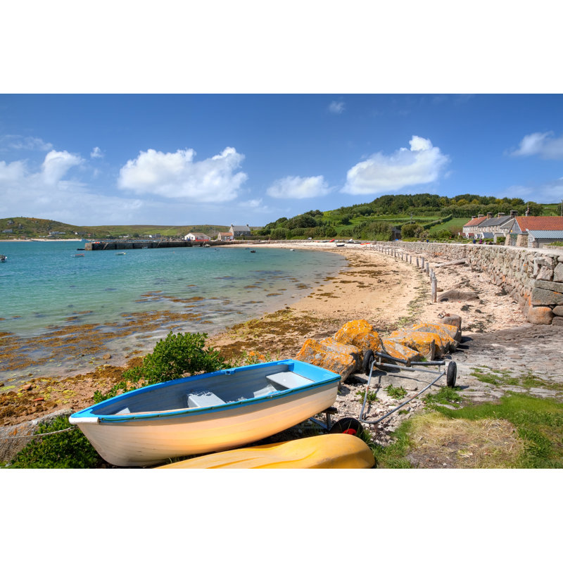 Tresco, Isles Of Scilly - Wrapped Canvas Print, 30cm H x 46cm W x 3.8cm D